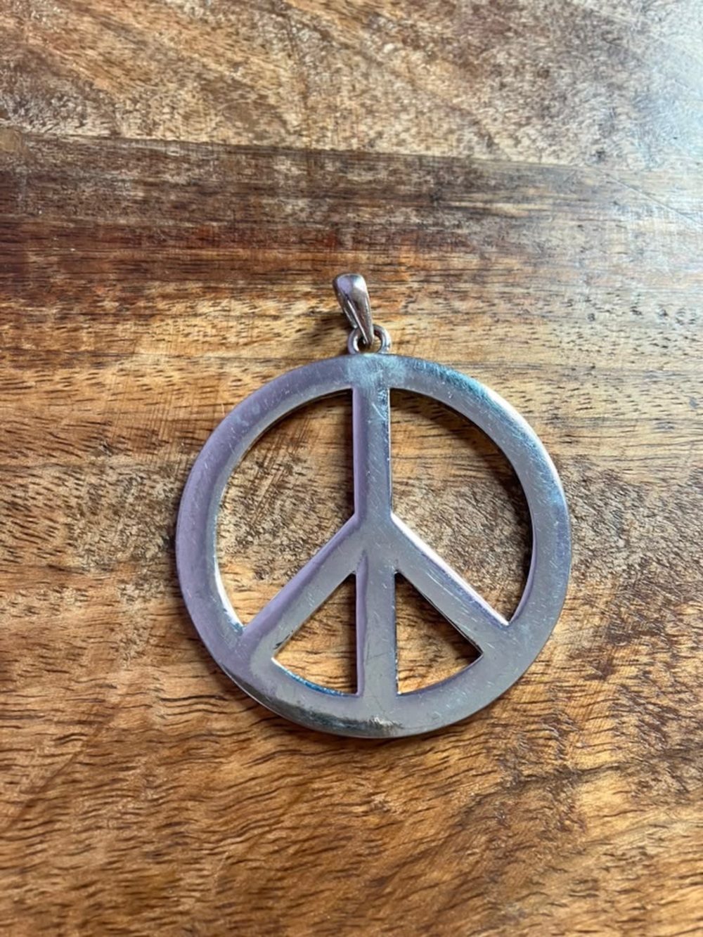 FREE W/ ANY PURCHASE Peace Sign Pendant Necklace